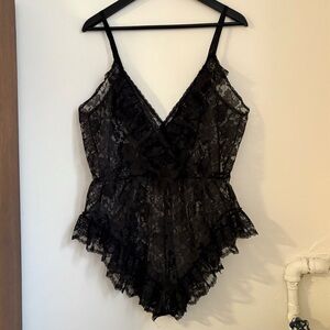Vintage Lace Teddy Romper